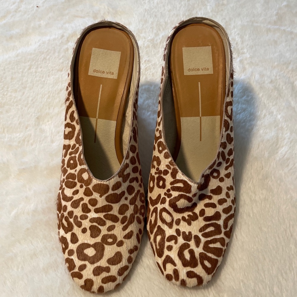 DOLCE VITA CALF HAIR MULE